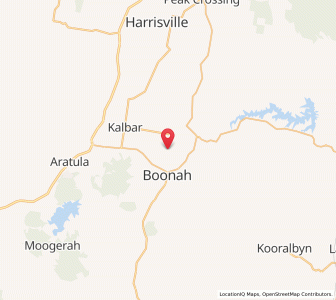 Map of Hoya, Queensland