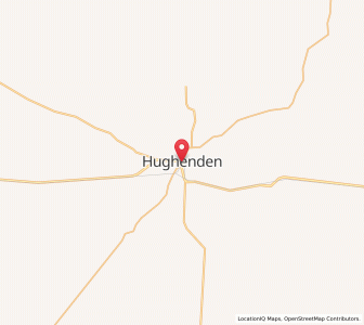 Map of Hughenden, Queensland
