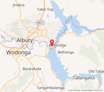 Map of Hume Weir, VictoriaVictoria