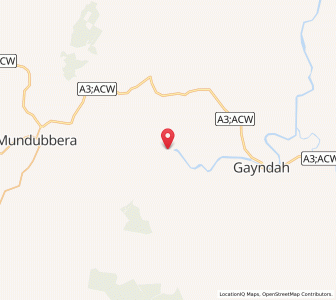 Map of Humphery, Queensland