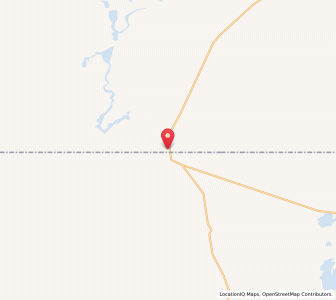 Map of Hungerford, Queensland