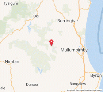 Map of Huonbrook, New South Wales