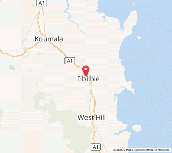 Map of Ilbilbie, Queensland