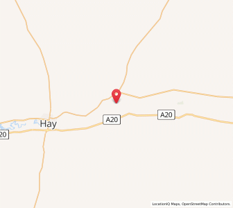 Map of Illilawa, New South Wales