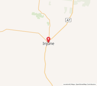 Map of Injune, Queensland