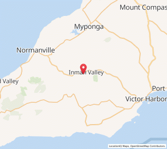 Map of Inman Valley, South Australia