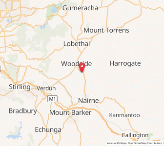 Map of Inverbrackie, South Australia