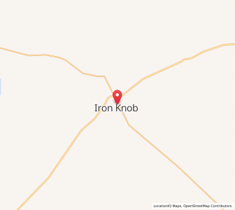 Map of Iron Knob, South Australia