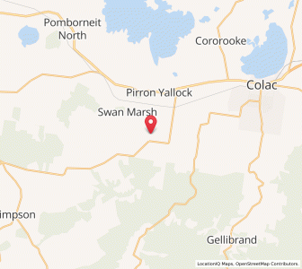 Map of Irrewillipe, VictoriaVictoria