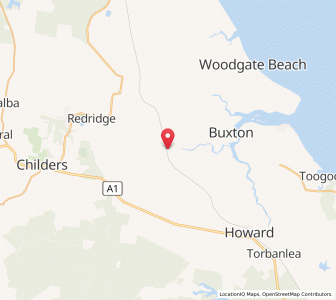 Map of Isis Junction, Queensland