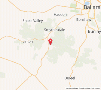 Map of Italian Gully, VictoriaVictoria