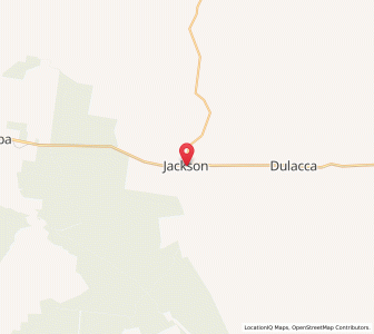 Map of Jackson, Queensland