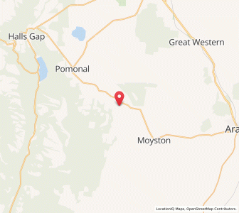 Map of Jallukar, VictoriaVictoria