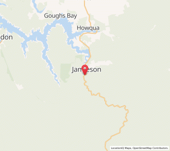 Map of Jamieson, VictoriaVictoria