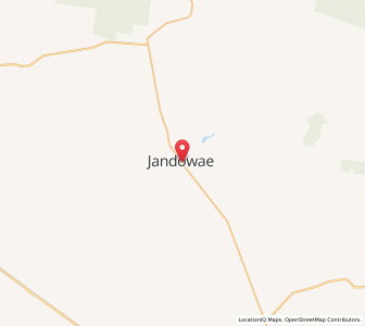 Map of Jandowae, Queensland