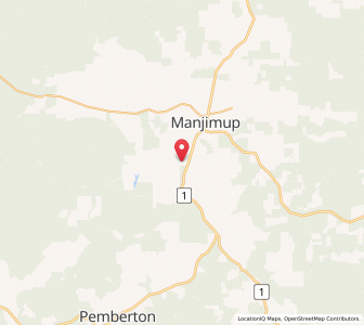 Map of Jardee, Western Australia