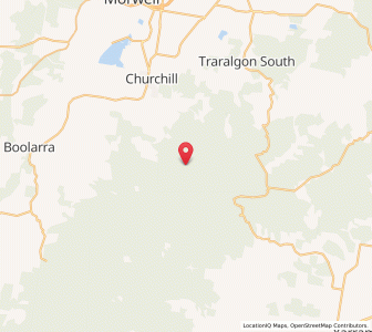 Map of Jeeralang, VictoriaVictoria