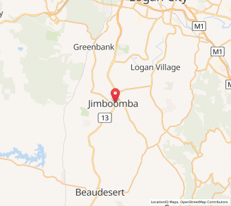 Map of Jimboomba, Queensland