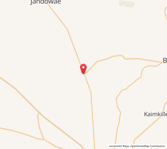 Map of Jimbour, Queensland