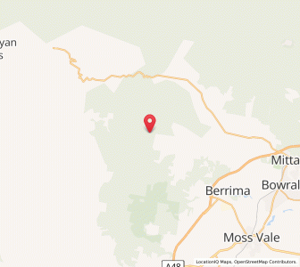 Map of Joadja Creek, New South Wales