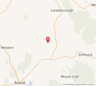 Map of Joel South, VictoriaVictoria