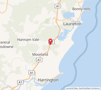 Map of Johns River, New South Wales