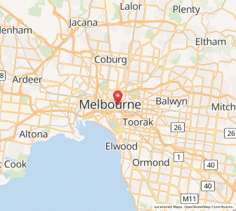 Map of Jolimont, VictoriaVictoria