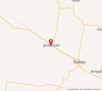 Map of Jondaryan, Queensland