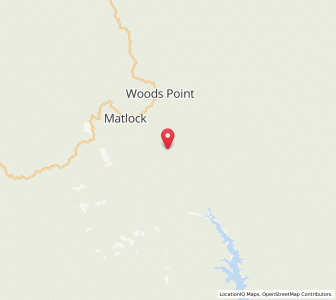 Map of Jordan, VictoriaVictoria