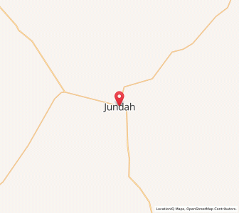 Map of Jundah, Queensland