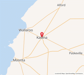 Map of Kadina, South Australia