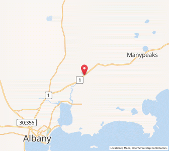 Map of Kalgan, Western Australia