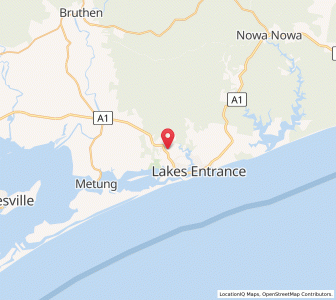 Map of Kalimna West, VictoriaVictoria