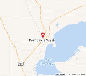 Map of Kambalda West, Western Australia