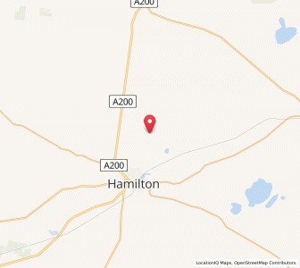 Map of Kanawalla, VictoriaVictoria