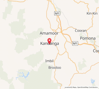 Map of Kandanga, Queensland