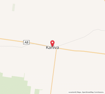 Map of Kaniva, VictoriaVictoria