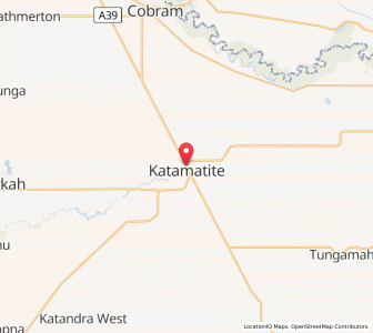 Map of Katamatite, VictoriaVictoria