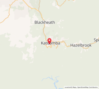 Map of Katoomba, New South Wales