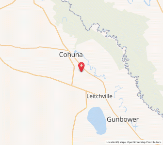 Map of Keely, VictoriaVictoria