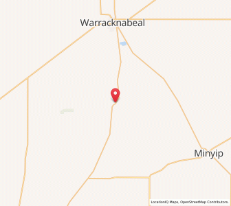 Map of Kellalac, VictoriaVictoria