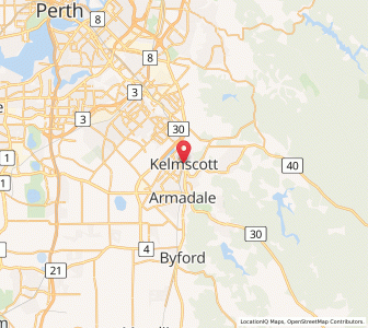 Map of Kelmscott, Western Australia