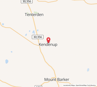 Map of Kendenup, Western Australia