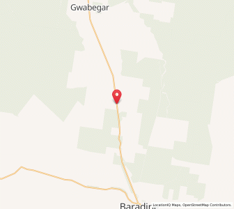 Map of Kenebri, New South Wales