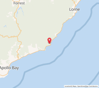 Map of Kennett River, VictoriaVictoria