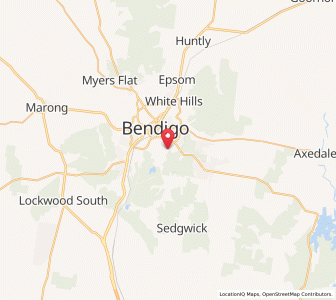 Map of Kennington, VictoriaVictoria
