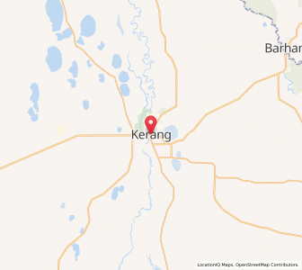 Map of Kerang, VictoriaVictoria