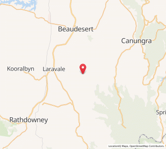 Map of Kerry, Queensland