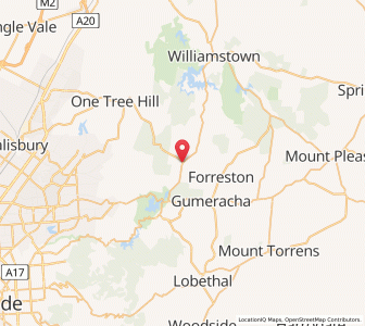 Map of Kersbrook, South Australia