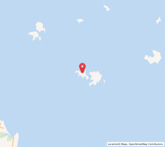 Map of Keswick Island, Queensland